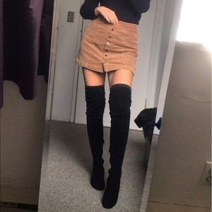 Steve Madden thigh high boots, size 6.5 (vegan)